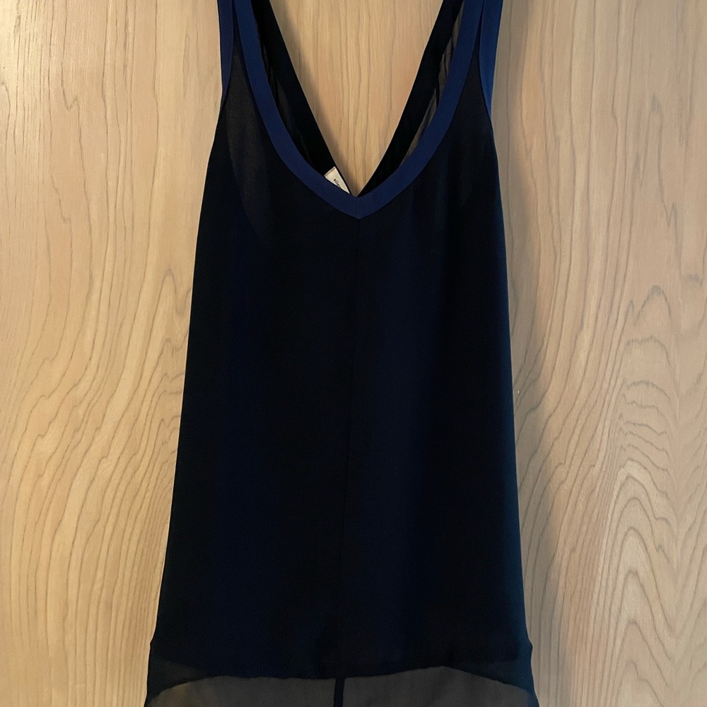 Open back silky shirt